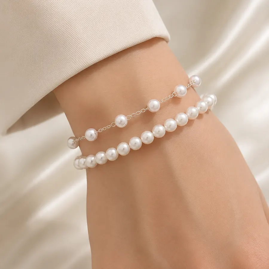 Double Layer Pearl Bracelet